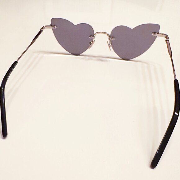 ***Final Sale Price*** Saint Laurent Rimless heart shaped Sunglasses main image 4
